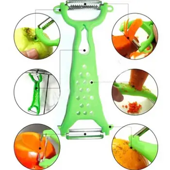 17*7.5cm Peeler Slicer Shredder Peeler Julienne Cutter Multi Stainless Steel Blade Grater Zesters Kitchen Cooking Accessories
17*7.5cm Peeler Slicer Shredder Peeler Julienne Cutter Multi Stainless Steel Blade Grater Zesters Kitchen Cooking Accessories