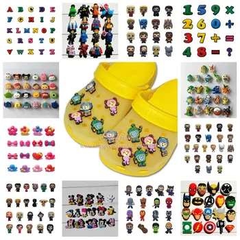 19-26pcs Avengers Numbers Letters Mickey PVC Shoe Charms Accessories Fit Bands Bracelets Croc JIBZ Shoe Buckles Christmas Gifts
19-26pcs Avengers Numbers Letters Mickey PVC Shoe Charms Accessories Fit Bands Bracelets Croc JIBZ Shoe Buckles Christmas Gifts