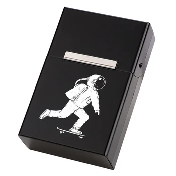 Cigarette Case Box Custom Made Metal Astronaut Starry Universe Creative Designs Personality Fashion Magnet Cover Smoking Gigt
Cigarette Case Box Custom Made Metal Astronaut Starry Universe Creative Designs Personality Fashion Magnet Cover Smoking Gigt