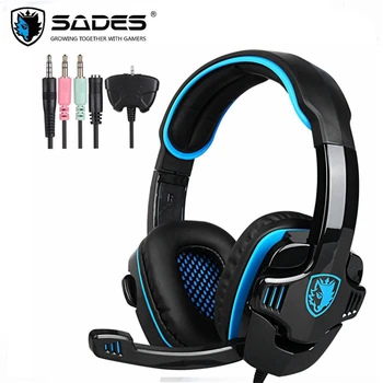 SADES SA-708GT Gaming Headset 3.5mm Wired Control HD Stereo Sound Earphone Noise Cancellation Headphone with Mic for PC Laptop
SADES SA-708GT Gaming Headset 3.5mm Wired Control HD Stereo Sound Earphone Noise Cancellation Headphone with Mic for PC Laptop