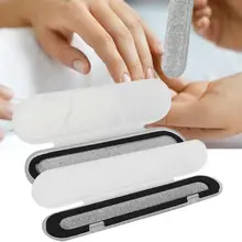 2 pçs/lote nano vidro buffer do prego profissional lixa polimento tira manicure pedicure unha arte ferramenta(China)