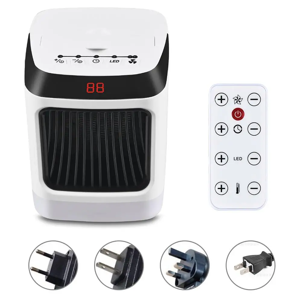 New Portable Electric Heater Smart Remote Control Timing Home Office Desktop Fan Heater Stove Radiator Warmer Machine for Winter
New Portable Electric Heater Smart Remote Control Timing Home Office Desktop Fan Heater Stove Radiator Warmer Machine for Winter