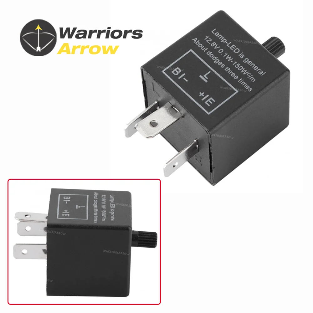 CF14KT Flasher Relay 3 Pin 12V Car LED Turn Singal Light Indicator Blink Speed Adjustable
CF14KT Flasher Relay 3 Pin 12V Car LED Turn Singal Light Indicator Blink Speed Adjustable