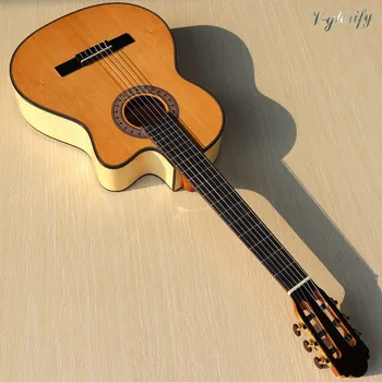 cutaway design flame maple back and side classic guitar 39 inch natural color 6 string high gloss finish classical guitar
cutaway design flame maple back and side classic guitar 39 inch natural color 6 string high gloss finish classical guitar