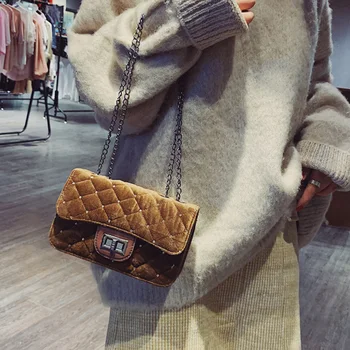 4 Colors Crossbody Bags Rhombus Chain Package Velvet Sequined Women Bag Shoulder Bags Fashion Women Messenger Bag
4 Colors Crossbody Bags Rhombus Chain Package Velvet Sequined Women Bag Shoulder Bags Fashion Women Messenger Bag