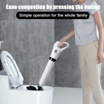 High Pressure Pipe Plunger Drain Cleaner Sewer Sinks Basin Pipeline Clog Remover Pipe Dredger Tools Bathroom Toilet Sink Cleaner
High Pressure Pipe Plunger Drain Cleaner Sewer Sinks Basin Pipeline Clog Remover Pipe Dredger Tools Bathroom Toilet Sink Cleaner