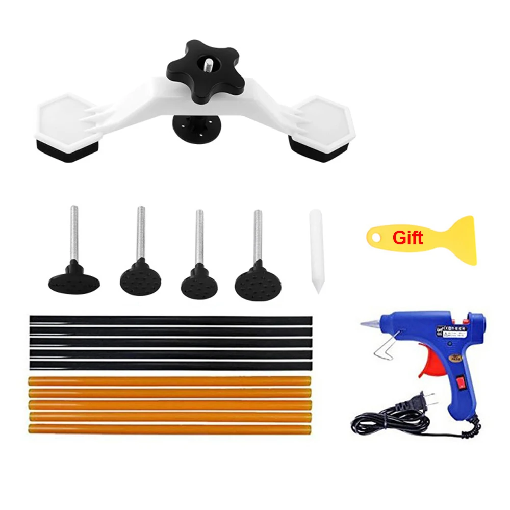 Paintless Car Dent Repair Tools Car Door Body Dents Removing Hot Melt 20W Glue Gun Bridge Dent Puller Hand Repair Kit
Paintless Car Dent Repair Tools Car Door Body Dents Removing Hot Melt 20W Glue Gun Bridge Dent Puller Hand Repair Kit