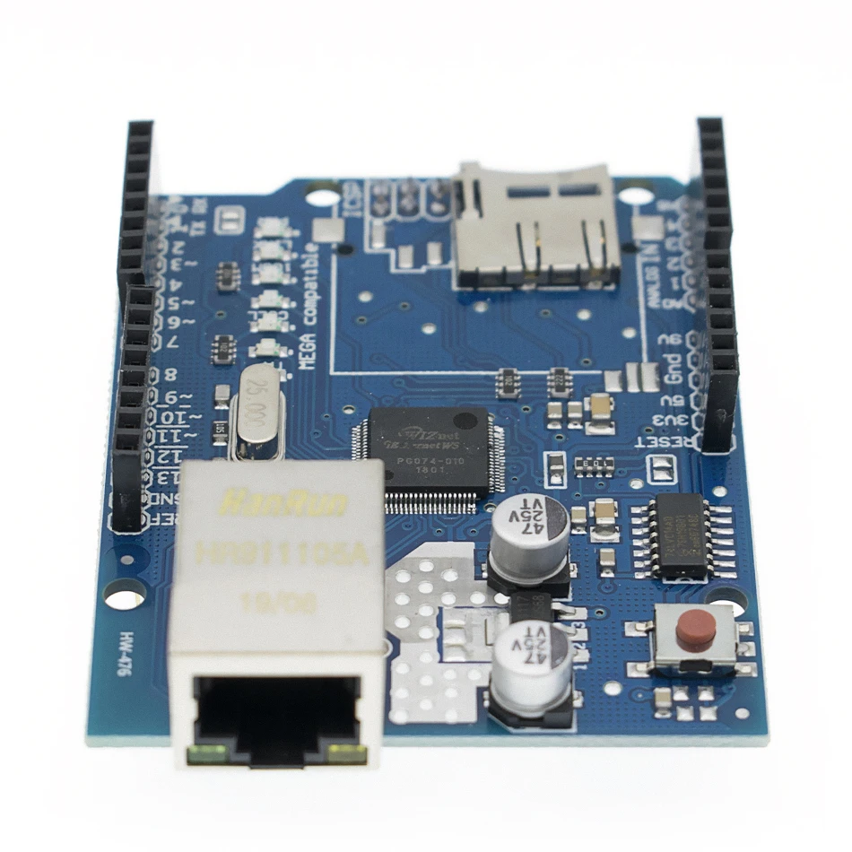 1 шт. щит UNO Ethernet W5100 R3 макетная плата|development board|ethernet shieldboard development |