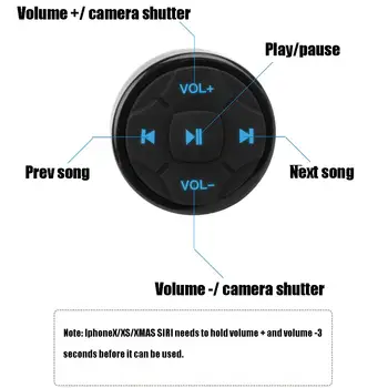 Universal Car Wireless Remote Control bluetooth Steering Wheel Mobile Phone MP3 Music Play for Android IOS Phone Control Car Kit
Universal Car Wireless Remote Control bluetooth Steering Wheel Mobile Phone MP3 Music Play for Android IOS Phone Control Car Kit