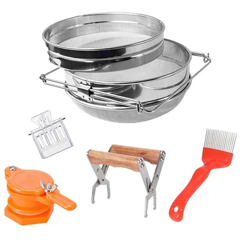 Tools for Beginners and Professional Beekeepers, Honey Harvesting Beekeeping Starter Kit, A Set of 5
Tools for Beginners and Professional Beekeepers, Honey Harvesting Beekeeping Starter Kit, A Set of 5