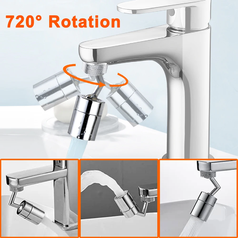 Universal 720 Degrees Swivel Faucet Spray Head Nozzle Anti Splash Filter Faucet Aerator for Kitchen Bathroom Water Saving
Universal 720 Degrees Swivel Faucet Spray Head Nozzle Anti Splash Filter Faucet Aerator for Kitchen Bathroom Water Saving