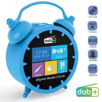 Mini DAB/DAB+ Radio Portable FM Radio Receiver Bluetooth Music Player Support TF Card with Colorful LCD Display Alarm Clock Func
Mini DAB/DAB+ Radio Portable FM Radio Receiver Bluetooth Music Player Support TF Card with Colorful LCD Display Alarm Clock Func