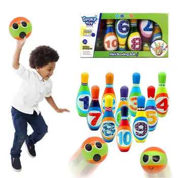 Kids Bowling Set Includes 10 Pins And 2 Balls Perfect Bowling Set With Storage Box Gifts For Children Indoor Outdoor Games
Kids Bowling Set Includes 10 Pins And 2 Balls Perfect Bowling Set With Storage Box Gifts For Children Indoor Outdoor Games
