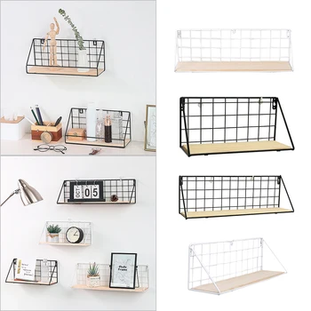 Wall Decoration Storage Shelf Vintage Metal Iron Sundries Kid Room Storage Rack Decorative Wall Shelves Organizer Flower Holder 
Wall Decoration Storage Shelf Vintage Metal Iron Sundries Kid Room Storage Rack Decorative Wall Shelves Organizer Flower Holder