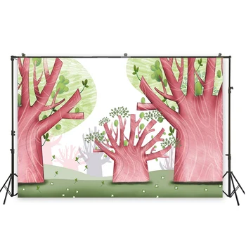 Cartoon Trees Green Grass Photography Backdrop Party Decor For Newborn Baby Portrait Photophone Photo Studio Background XT-6665
Cartoon Trees Green Grass Photography Backdrop Party Decor For Newborn Baby Portrait Photophone Photo Studio Background XT-6665