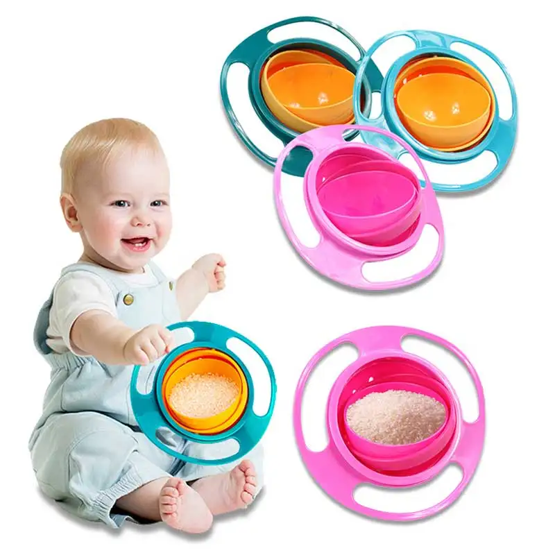 360 degree rotating balance bowl children's tableware practical anti-overflow bowl baby bowl
360 degree rotating balance bowl children's tableware practical anti-overflow bowl baby bowl