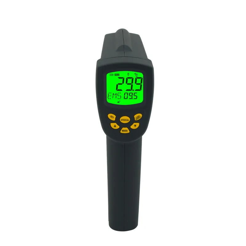 Smart Sensor AR862D+ Digital IR Laser Temperature Gun Non-contact Infrared Thermometer Pyrometer Temperature Measuring Tester
Smart Sensor AR862D+ Digital IR Laser Temperature Gun Non-contact Infrared Thermometer Pyrometer Temperature Measuring Tester