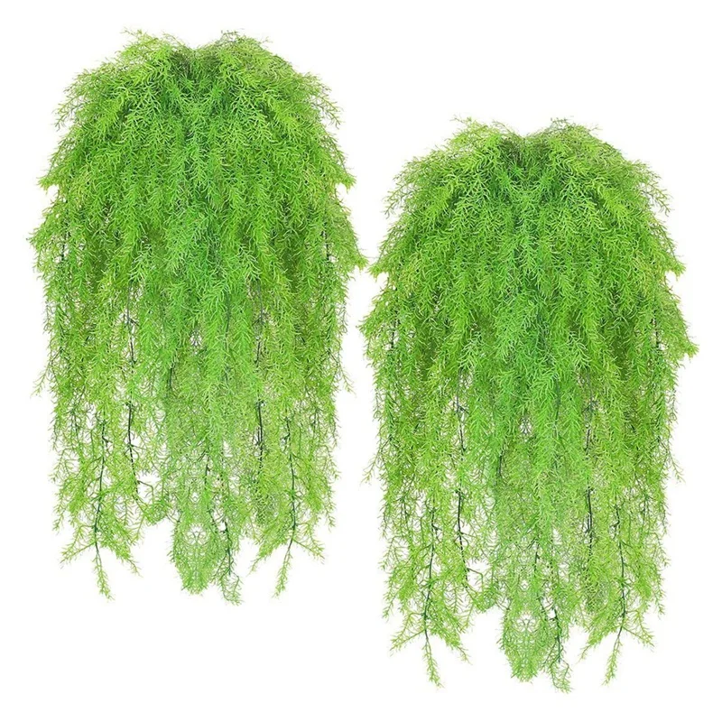4 Pcs Artificial Greenery Ferns Plants Vines Fake Ivy Pine Needle Wall Hanging Plant for Wall Hanging Baskets Decor
4 Pcs Artificial Greenery Ferns Plants Vines Fake Ivy Pine Needle Wall Hanging Plant for Wall Hanging Baskets Decor