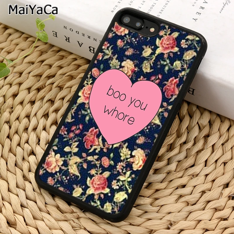 MaiYaCa Boo You шлюха чехол для телефона iPhone X XR XS 11 12 Pro MAX 5 6 7 8 Plus Samsung Galaxy S5 S6 S7 S8 S9 S10 |