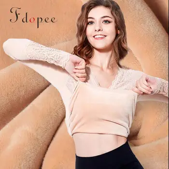 2019 Winter Thick Underwear Solid Color Warm V-neck Slim Lace Body Care Chest Sexy Big Elastic Comfort Plus Velvet Thermal Under
2019 Winter Thick Underwear Solid Color Warm V-neck Slim Lace Body Care Chest Sexy Big Elastic Comfort Plus Velvet Thermal Under