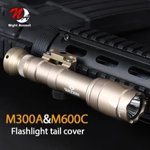 Airsoft Hunting Weapon M300A M600C Tactical Flashlight LED White Light Long Bright Tail Cover Version Fit 20mm Picatinny Rail
Airsoft Hunting Weapon M300A M600C Tactical Flashlight LED White Light Long Bright Tail Cover Version Fit 20mm Picatinny Rail