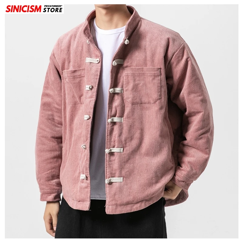 Sinicism Store Men 2020 Corduroy Autumn Winter Solid Parkas Jacket Men Chinese Style 5XL Clothing Male Vintage Thick Warm Coats
Sinicism Store Men 2020 Corduroy Autumn Winter Solid Parkas Jacket Men Chinese Style 5XL Clothing Male Vintage Thick Warm Coats