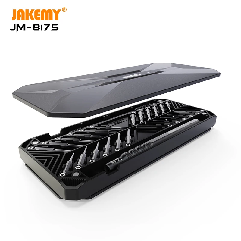 JAKEMY 50 IN 1 Precision Screwdriver Set Hex Torx Bits Magnetic Screwdriver for Mobile Phone Computer PC Tablet Repair Tools
JAKEMY 50 IN 1 Precision Screwdriver Set Hex Torx Bits Magnetic Screwdriver for Mobile Phone Computer PC Tablet Repair Tools