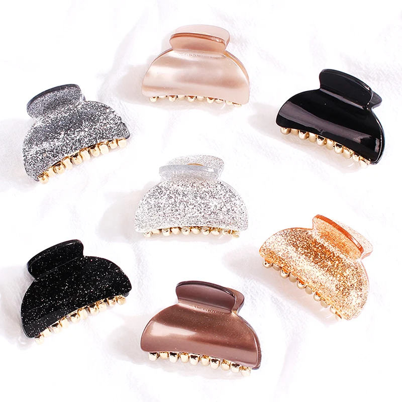 Hot Fashion Solid Color Acrylic Hair Claw for Women Square Round Hair Clamp Korean Ponytail Crab Hair Clips For Hair Accessories
Hot Fashion Solid Color Acrylic Hair Claw for Women Square Round Hair Clamp Korean Ponytail Crab Hair Clips For Hair Accessories