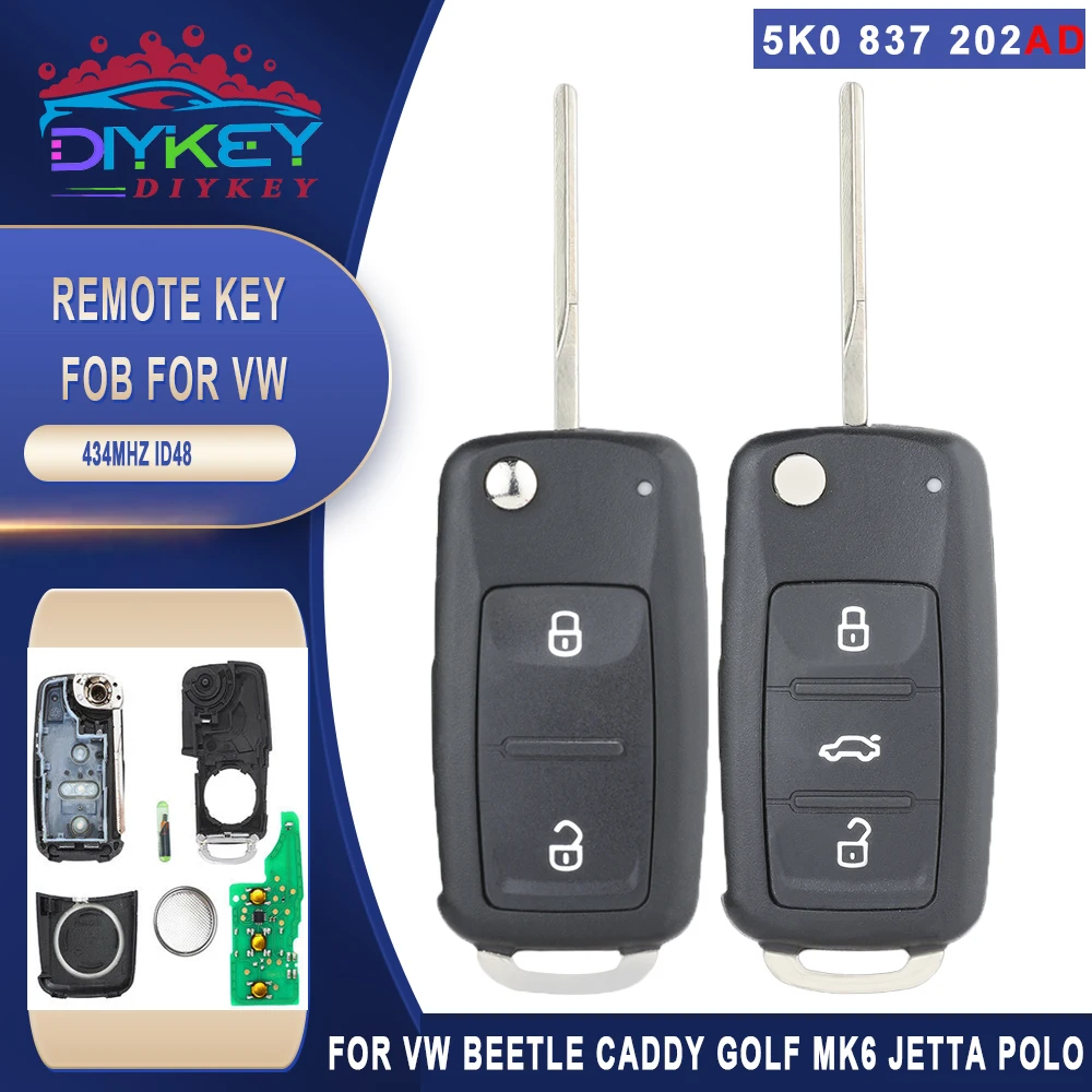 Ключ дистанционного управления DIYKEY 5K0 837 202 AD, 5K0837202AD, 434 МГц, чип ID48 для VW Beetle Caddy Golf Mk6 Jetta Polo Touran Tiguan
Ключ дистанционного управления DIYKEY 5K0 837 202 AD, 5K0837202AD, 434 МГц, чип ID48 для VW Beetle Caddy Golf Mk6 Jetta Polo Touran Tiguan