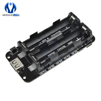 2PCS Dual 18650 Lithium Battery Shield V8 Mobile Power Expansion Board Module Micro USB 5V/3A 3V/1A For Arduino ESP8266 ESP32
2PCS Dual 18650 Lithium Battery Shield V8 Mobile Power Expansion Board Module Micro USB 5V/3A 3V/1A For Arduino ESP8266 ESP32