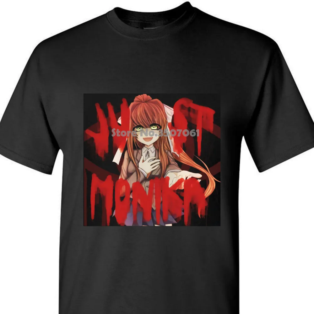Just Monika Doki Doki Literature Club Futuristic Funny 3d Print T Shirt Punk O Neck Brand Casual Cotton Shirts Tees coat tops
Just Monika Doki Doki Literature Club Futuristic Funny 3d Print T Shirt Punk O Neck Brand Casual Cotton Shirts Tees coat tops
