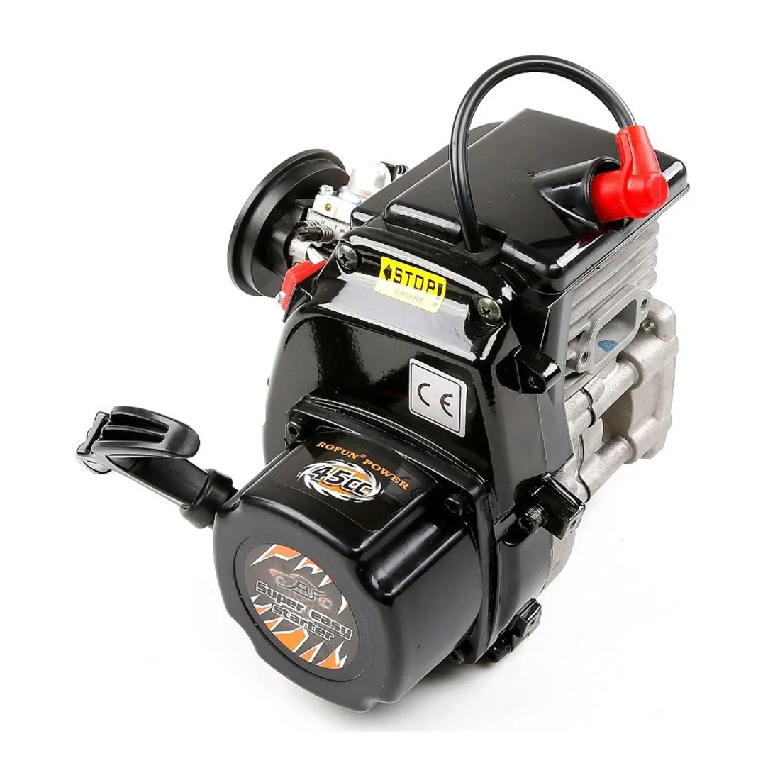 45cc Single-cylinder Two-stroke 4.35 Hp Four-Point Fixed Easily Starting Engine for 1/5 Rovan LT LOSI RC Car - High-end Version
45cc Single-cylinder Two-stroke 4.35 Hp Four-Point Fixed Easily Starting Engine for 1/5 Rovan LT LOSI RC Car - High-end Version
