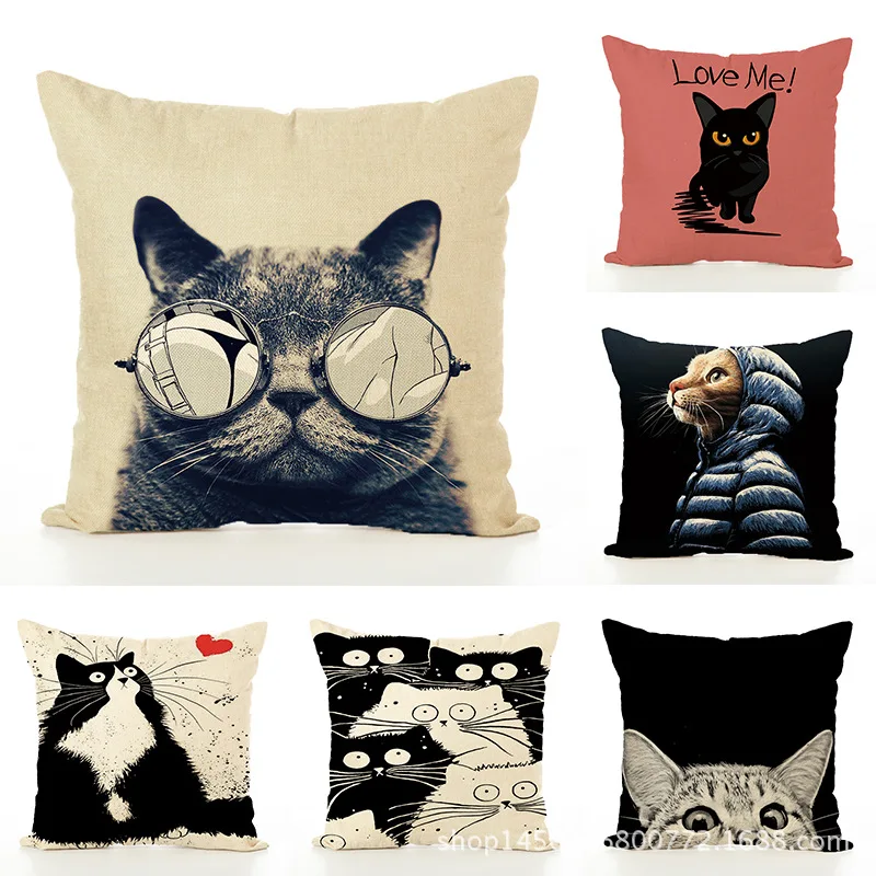 Animal Cushion Pillow Case Cat Cushion Case Personalized Custom Cartoon Office Pillow Case Decorative Pillows Free Shipping
Animal Cushion Pillow Case Cat Cushion Case Personalized Custom Cartoon Office Pillow Case Decorative Pillows Free Shipping