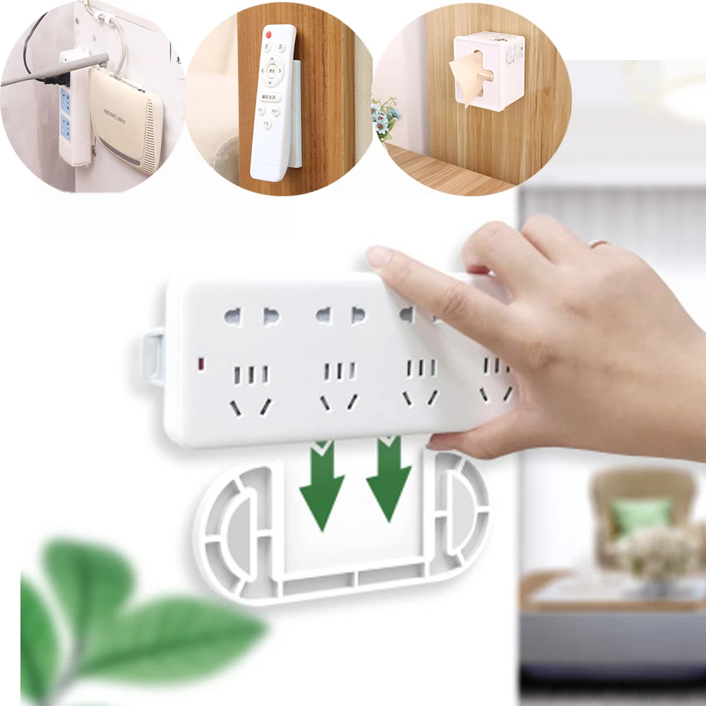 Fixed plate Used for Power Strip Fixator Home appliance remote control Wifi router tissue box Wall No need to drill Holder
Fixed plate Used for Power Strip Fixator Home appliance remote control Wifi router tissue box Wall No need to drill Holder