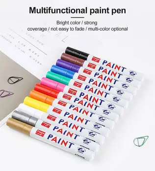 Waterproof Rubber Permanent Paint Marker 13 Colors Paint Markers Pen Car Tyre Tread Environmental Tire Painting Dropshipping
Waterproof Rubber Permanent Paint Marker 13 Colors Paint Markers Pen Car Tyre Tread Environmental Tire Painting Dropshipping