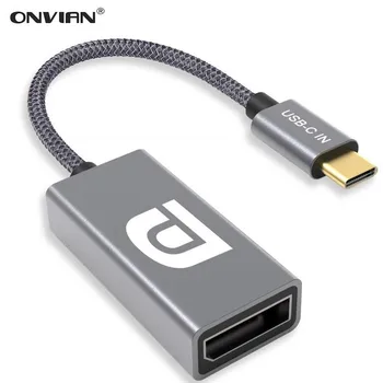 Onvian USB 3.1 Type-C to DisplayPort Display Adapter 4K 60Hz USB-C to DP Adapter for MacBook Pro iMac Surface Book 2 Pixelbook
Onvian USB 3.1 Type-C to DisplayPort Display Adapter 4K 60Hz USB-C to DP Adapter for MacBook Pro iMac Surface Book 2 Pixelbook