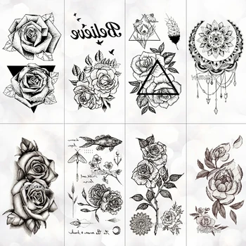 Waterproof temporary tattoo stickers on the body art temporary men tattoos lines rose fake tattoo stickers temporary tattoos
Waterproof temporary tattoo stickers on the body art temporary men tattoos lines rose fake tattoo stickers temporary tattoos