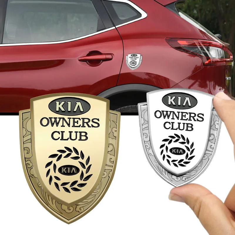 1pcs 3D Metal Vehicle Rear Trunk Shield Emblem Decal Sticker for KIA K2 K3 K5 Sorento Sportage R Rio Soul Cap Car Styling
1pcs 3D Metal Vehicle Rear Trunk Shield Emblem Decal Sticker for KIA K2 K3 K5 Sorento Sportage R Rio Soul Cap Car Styling