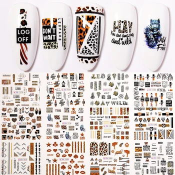 12Pcs Autumn Leopard Love Letter Watermark Slider Nail Art Decoration Sticker Water Transfer Decal Flower Leaves Manicures DIY
12Pcs Autumn Leopard Love Letter Watermark Slider Nail Art Decoration Sticker Water Transfer Decal Flower Leaves Manicures DIY