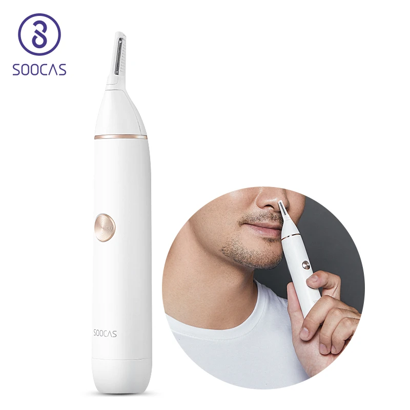 Триммер для волос в носу SOOCAS N1 электрическая бритва бровей ушах портативная