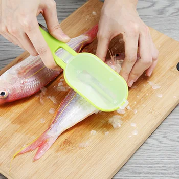 Fish Scale Scraper Fast Remove Seafood Knife Fish Skin Planer Brush Seafood Clean Peeler with Knife Device Kitchen Tool Gadgets
Fish Scale Scraper Fast Remove Seafood Knife Fish Skin Planer Brush Seafood Clean Peeler with Knife Device Kitchen Tool Gadgets