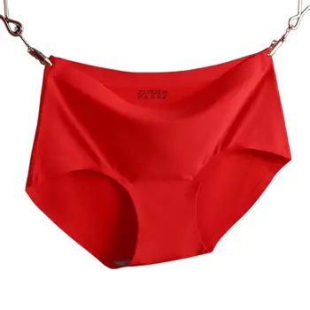 Women Sexy Solid Color Ice Silk Seamless Underwear Mid Waist Thin Panties Briefs
Women Sexy Solid Color Ice Silk Seamless Underwear Mid Waist Thin Panties Briefs