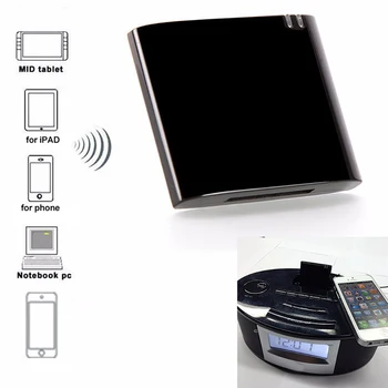 30-pin Bluetooth adapter 4.1 A2DP audio music receiver for mobile computers and 30Pin for iPhone iPod dock speakers
30-pin Bluetooth adapter 4.1 A2DP audio music receiver for mobile computers and 30Pin for iPhone iPod dock speakers
