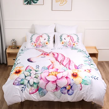 Cartoon Unicorn printed bed linens set Horse Duvet Cover set single double queen King sizes bedding set unicorn duvet cover set
Cartoon Unicorn printed bed linens set Horse Duvet Cover set single double queen King sizes bedding set unicorn duvet cover set