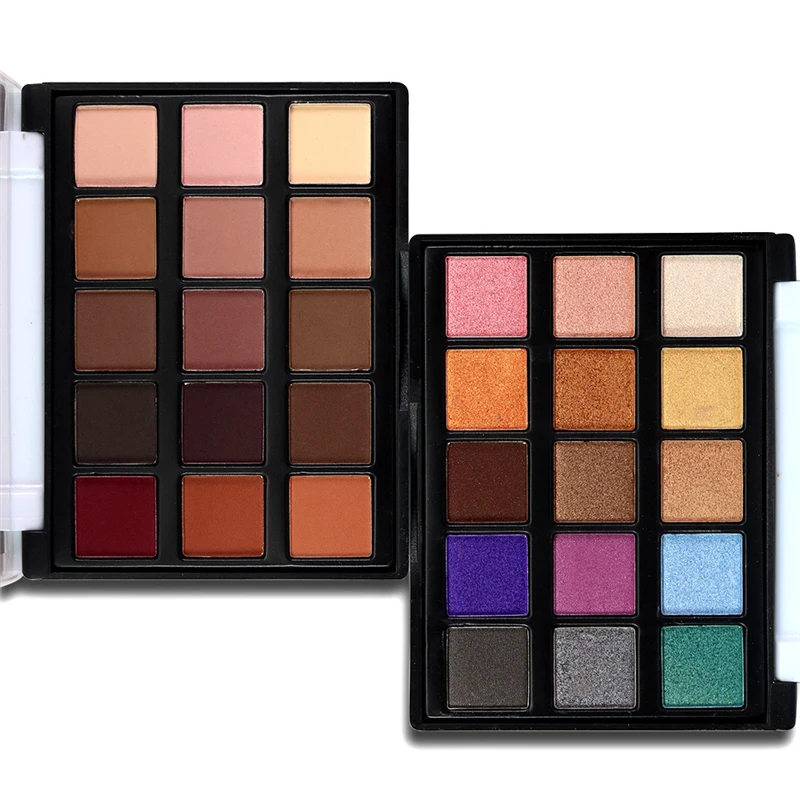 Brand 15-Color Matte Eyeshadow Palette Makeup Waterproof Long Lasting Metallic Eye Shadow Natural
Brand 15-Color Matte Eyeshadow Palette Makeup Waterproof Long Lasting Metallic Eye Shadow Natural