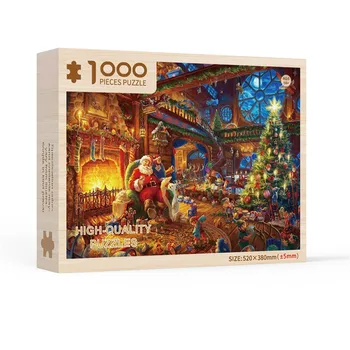 New fun novel Creative DIY Christmas Puzzle Christmas Santa 1000 Piece Jigsa Puzzle Challenge Yourself with Puzzles navidad 2021
New fun novel Creative DIY Christmas Puzzle Christmas Santa 1000 Piece Jigsa Puzzle Challenge Yourself with Puzzles navidad 2021