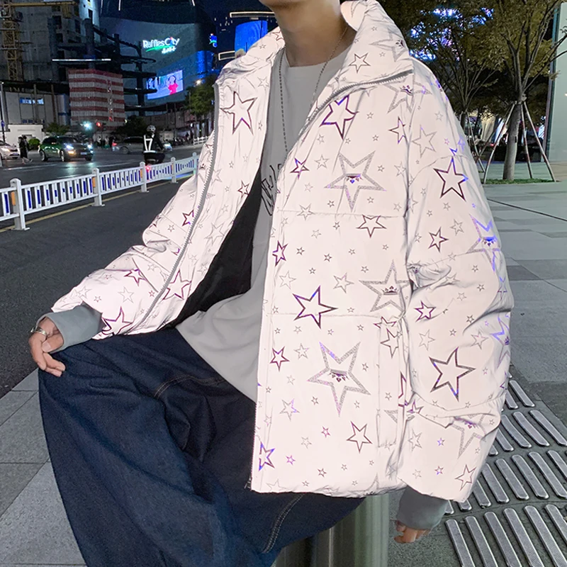 2020 Autumn/Winter Ins Tide Brand Loose Stand Collar Couple Jackets Reflective Men's Casual Oversize Coat Streetwear Clothing
2020 Autumn/Winter Ins Tide Brand Loose Stand Collar Couple Jackets Reflective Men's Casual Oversize Coat Streetwear Clothing