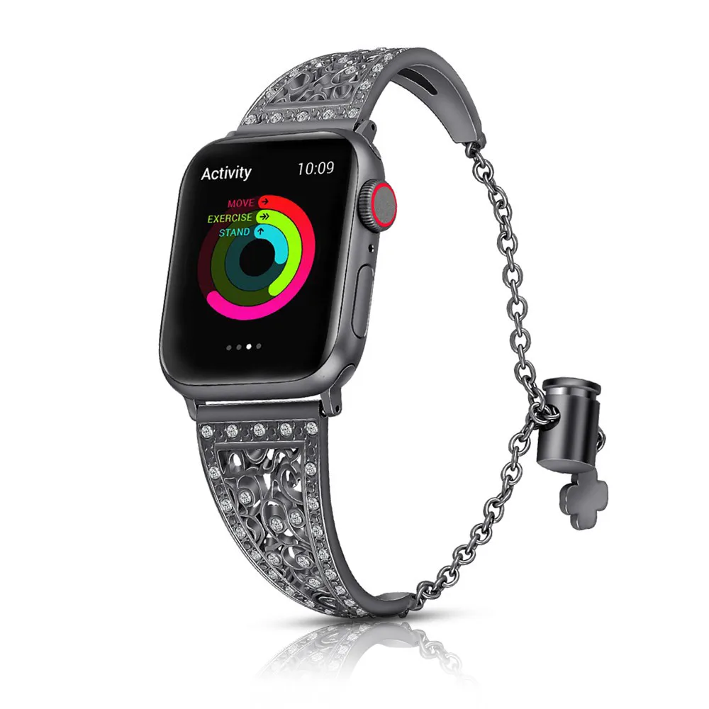 Ремешок регулируемый в форме цветка для Apple Watch Band Series SE/6/5/4/3/2 модный браслет с