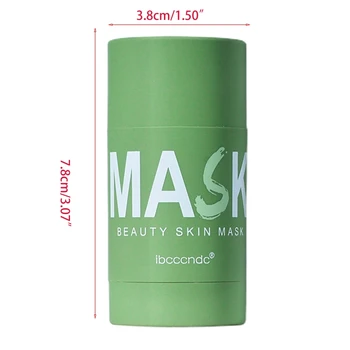 40g Green Tea Clay Facial Mask Stick Clean Pores Oil-Control Acne Treatment Blackhead Removal Moisturizing Hydrating Cleansing C
40g Green Tea Clay Facial Mask Stick Clean Pores Oil-Control Acne Treatment Blackhead Removal Moisturizing Hydrating Cleansing C