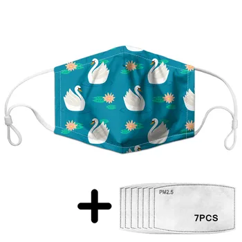 Filter Mouth Mask with Cartoon Swan Pattern Women's Daily Protection Fashion Anti Dust Face Masks Washable Mascarillas Size S/L
Filter Mouth Mask with Cartoon Swan Pattern Women's Daily Protection Fashion Anti Dust Face Masks Washable Mascarillas Size S/L